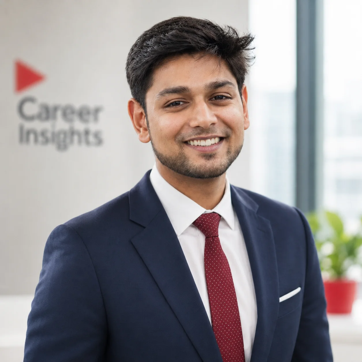 Amaer Ahmed Khan, Director of Talent Solutions in professional business attire