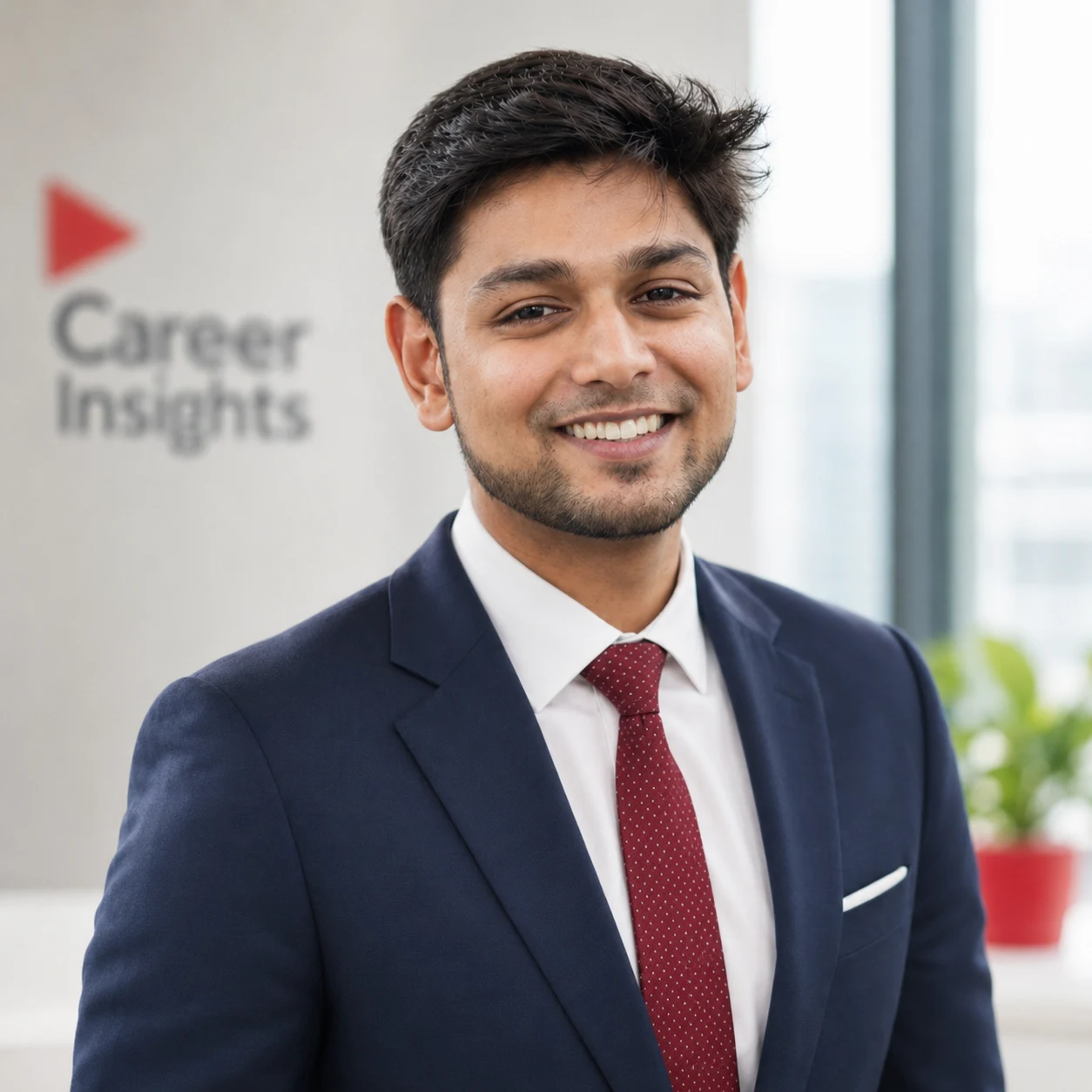 Amaer Ahmed Khan, Director of Talent Solutions in professional business attire