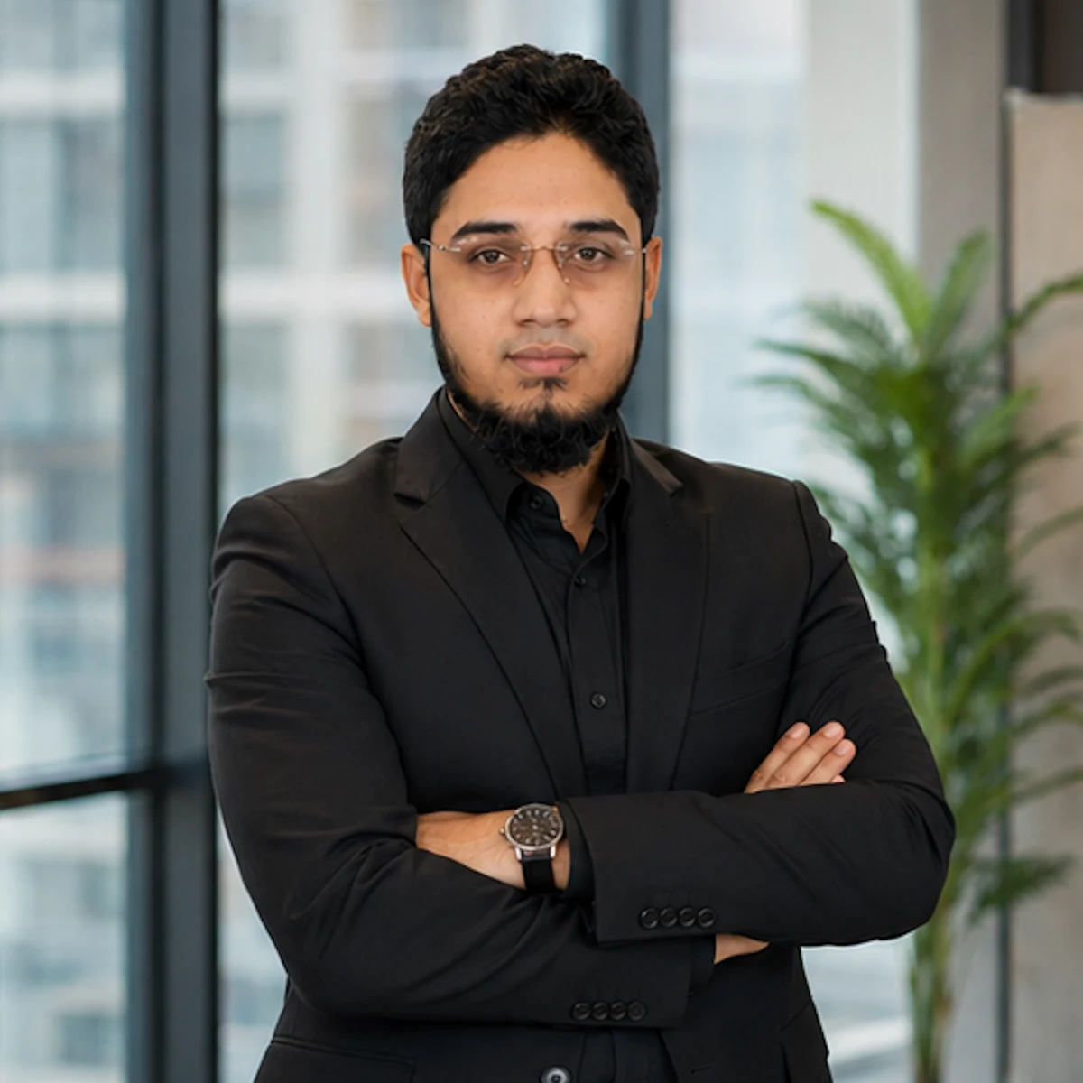 Altaf Ali, Senior Technical Manager for IT Operations in professional black business attire